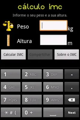 Cálculo IMC android App screenshot 5